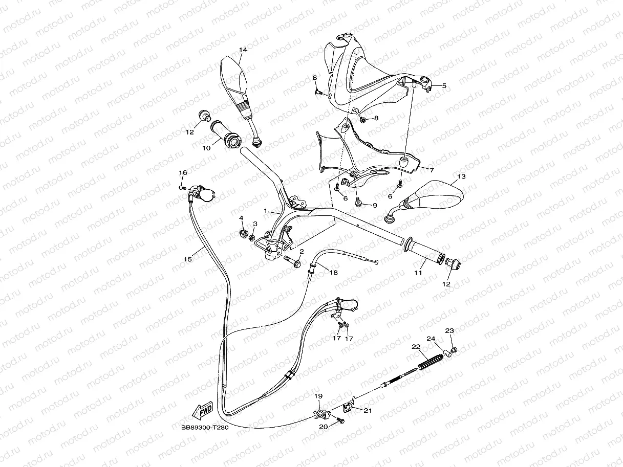 STEERING HANDLE & CABLE