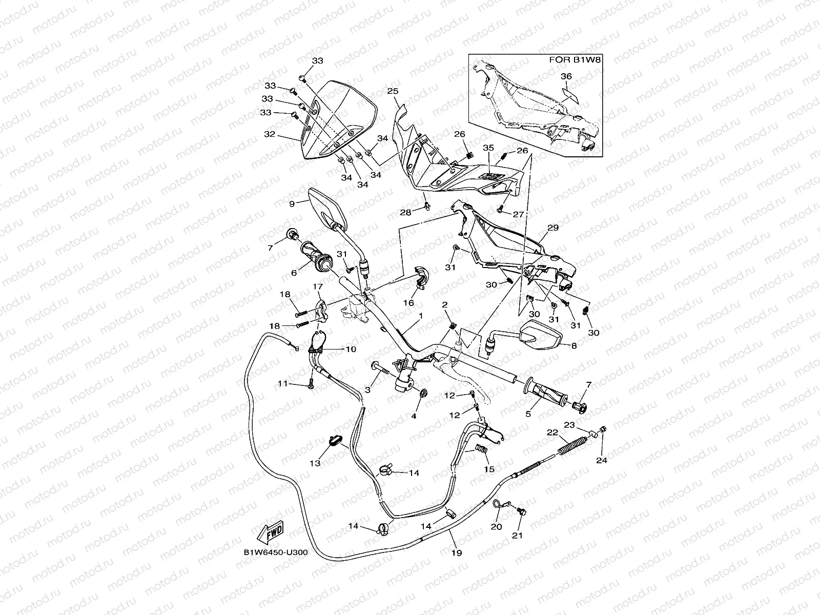 STEERING HANDLE & CABLE