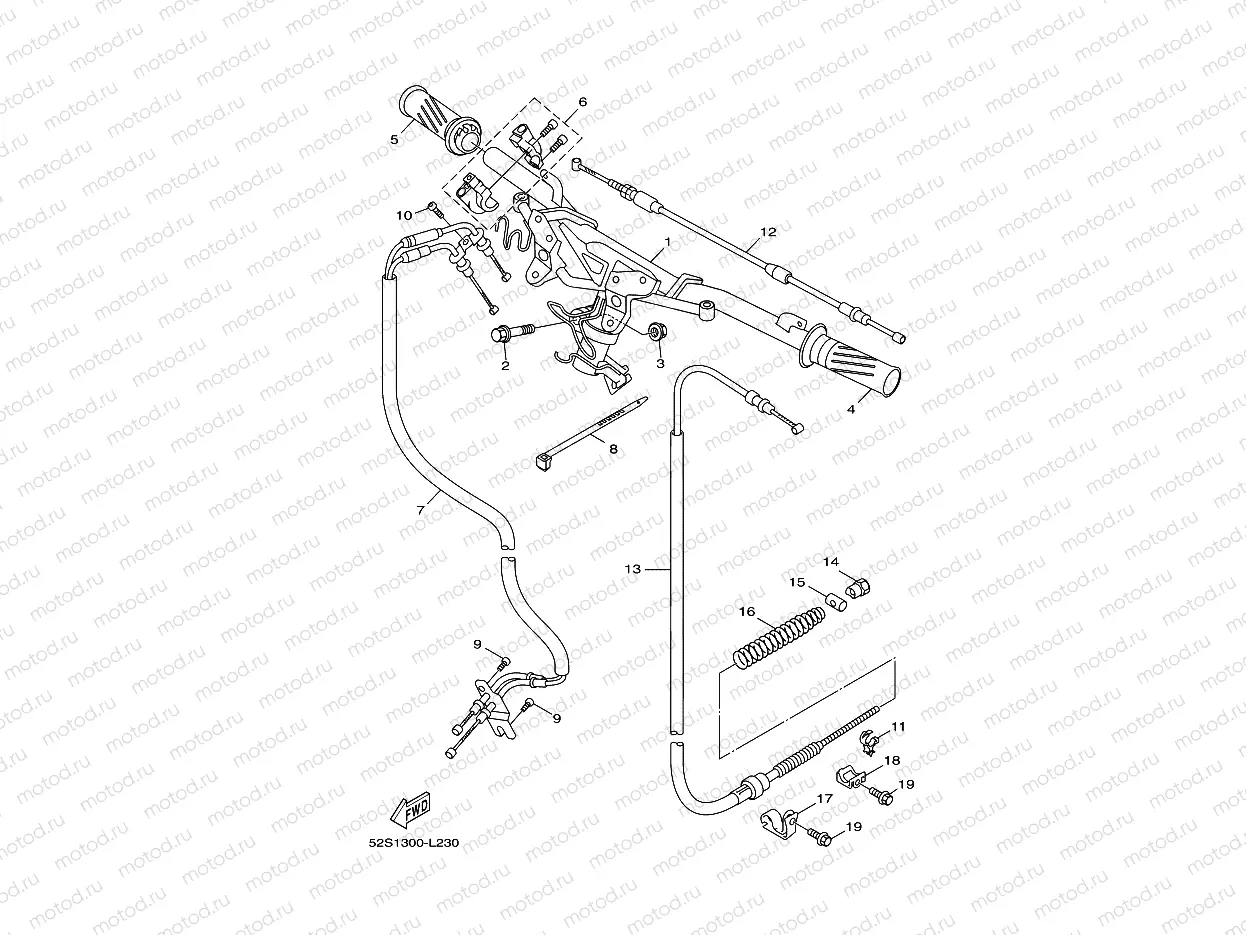 STEERING HANDLE & CABLE