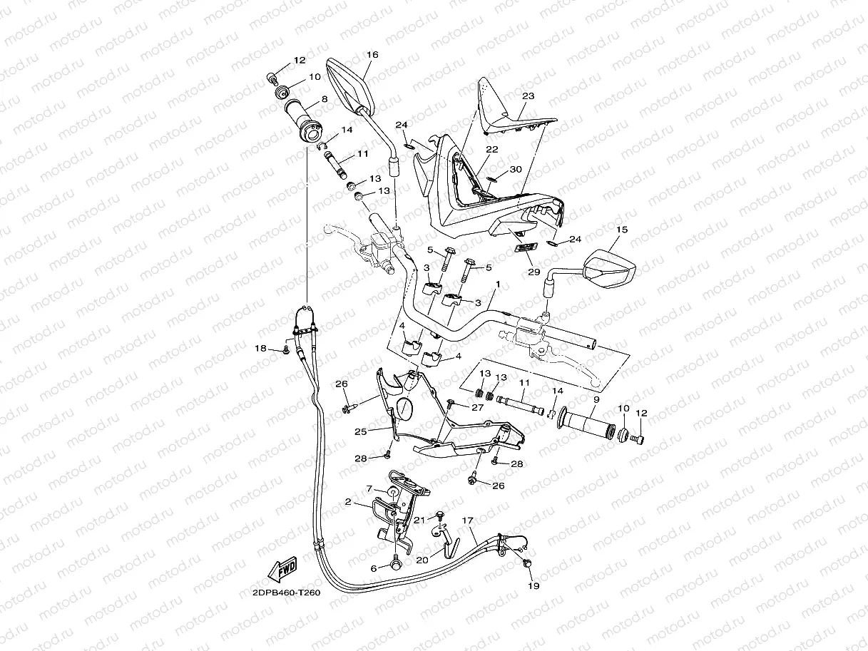 STEERING HANDLE & CABLE