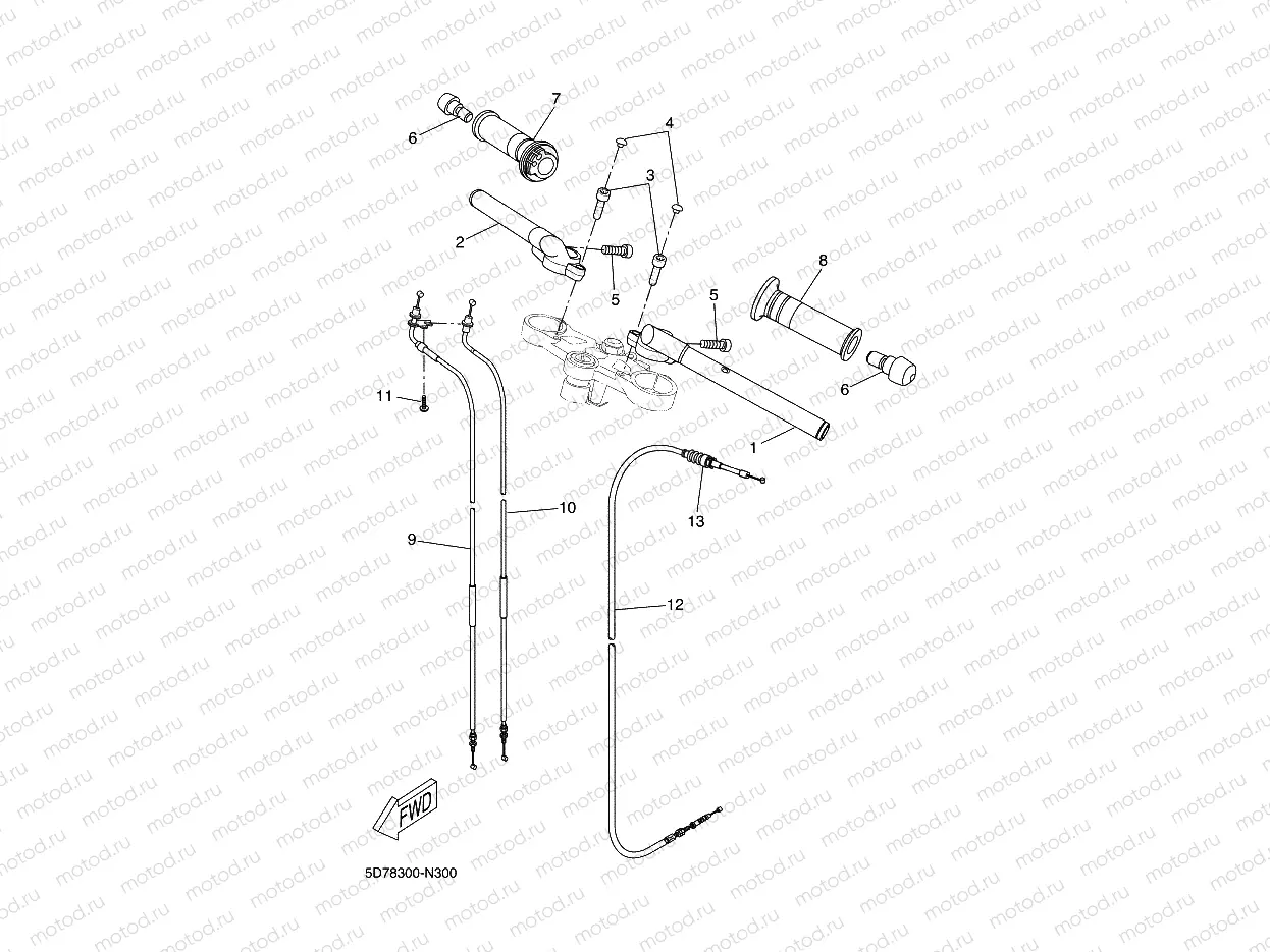 STEERING HANDLE & CABLE