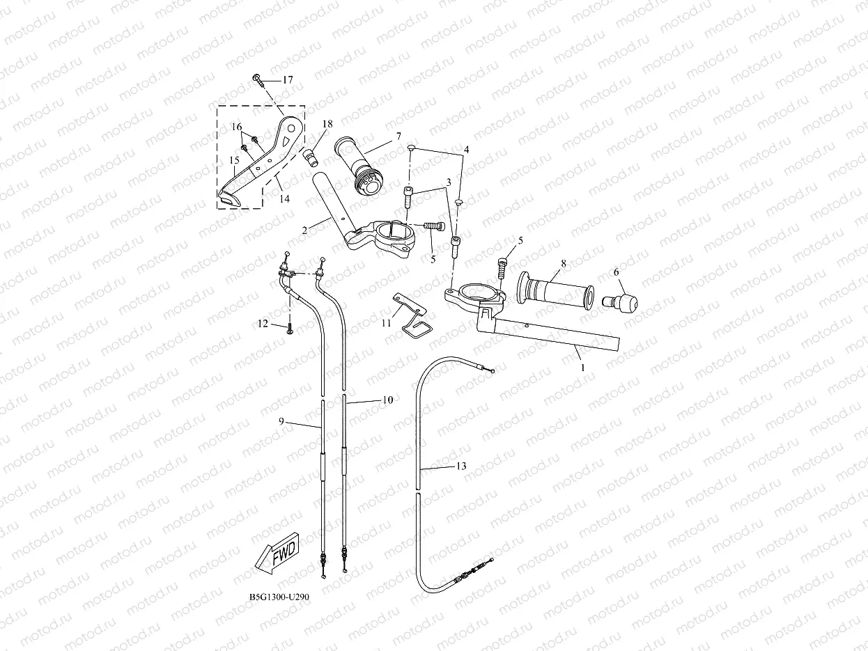STEERING HANDLE & CABLE