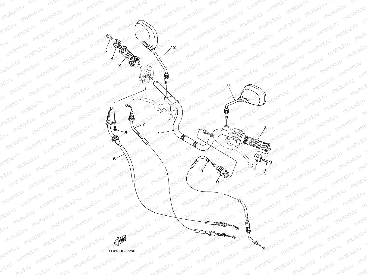 STEERING HANDLE & CABLE