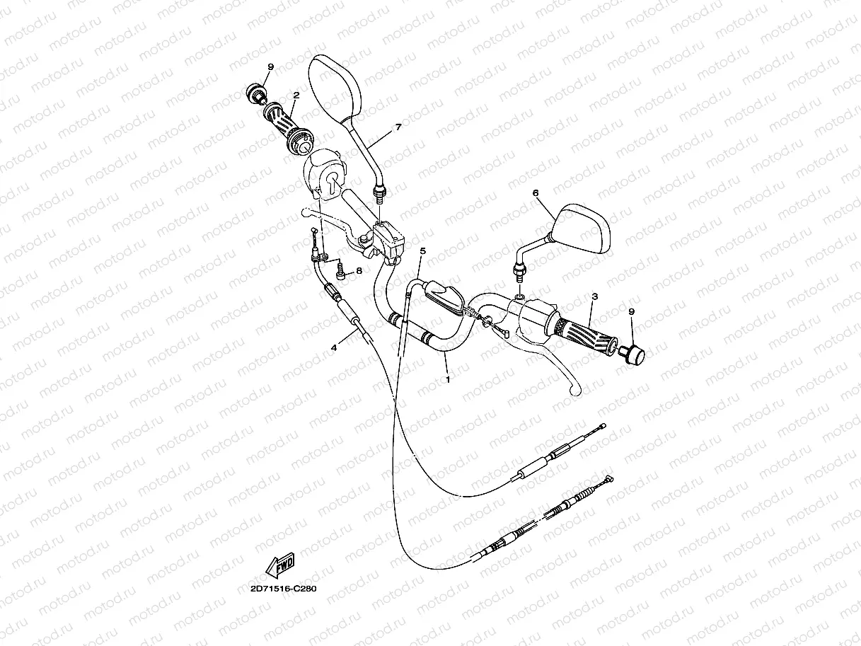 STEERING HANDLE & CABLE