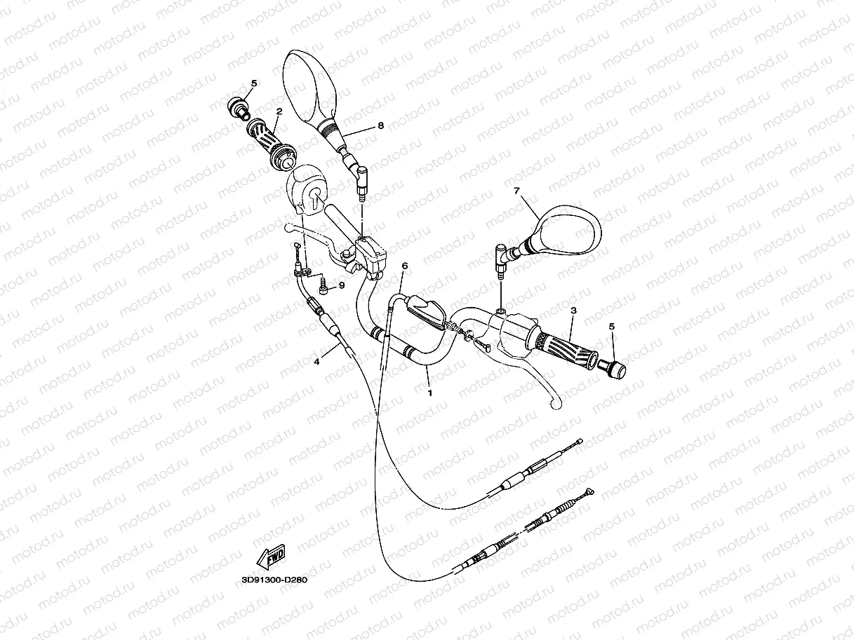 STEERING HANDLE & CABLE