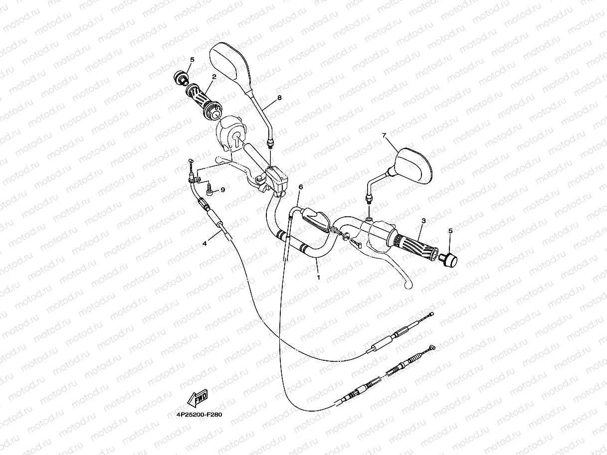STEERING HANDLE & CABLE