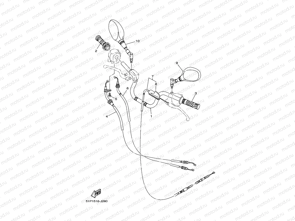 STEERING HANDLE & CABLE