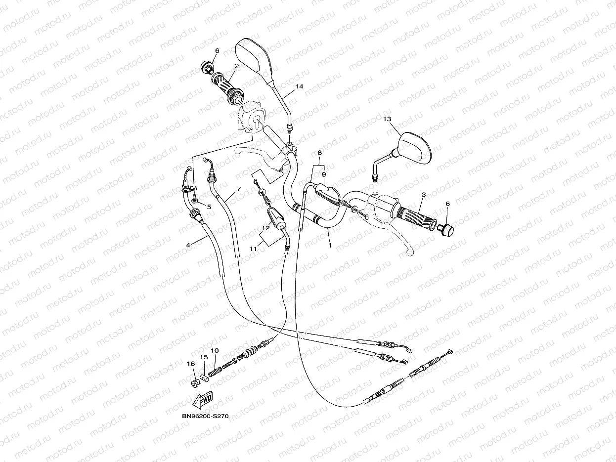 STEERING HANDLE & CABLE