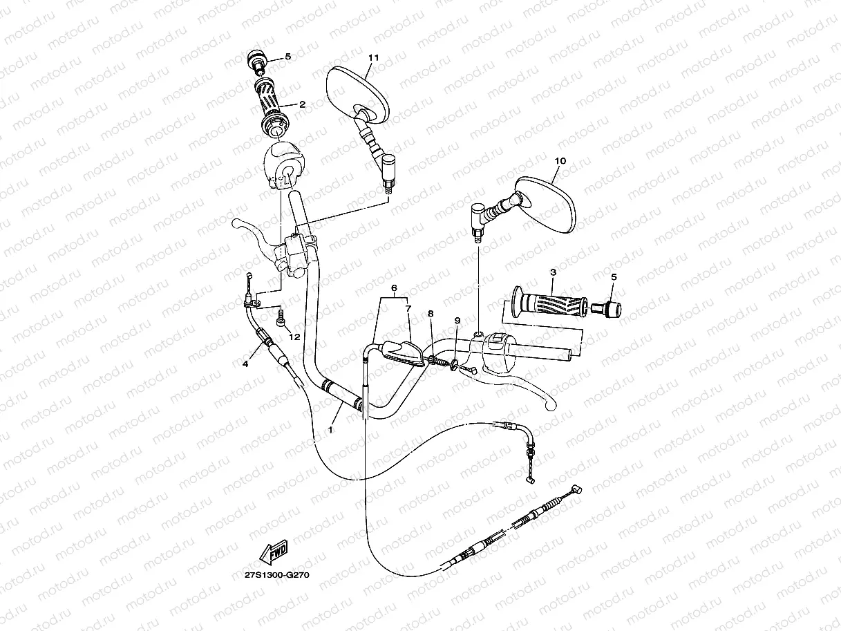 STEERING HANDLE & CABLE