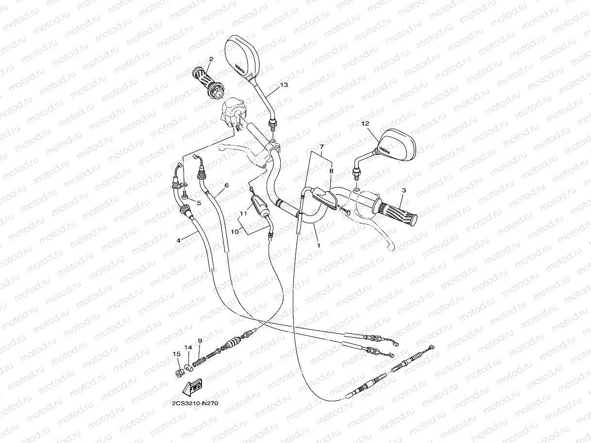 STEERING HANDLE & CABLE