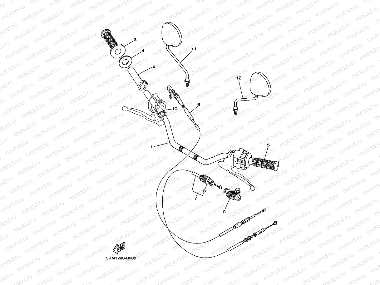 STEERING HANDLE & CABLE