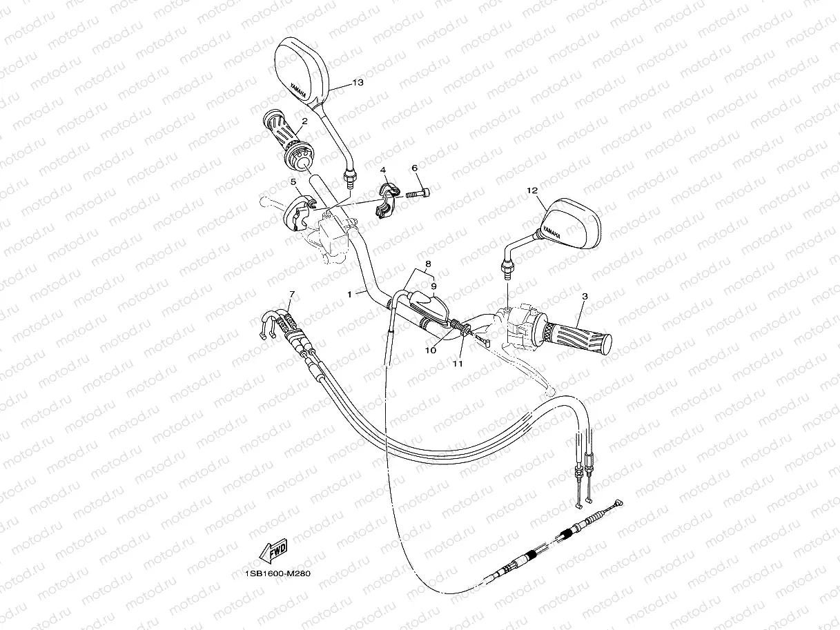 STEERING HANDLE & CABLE