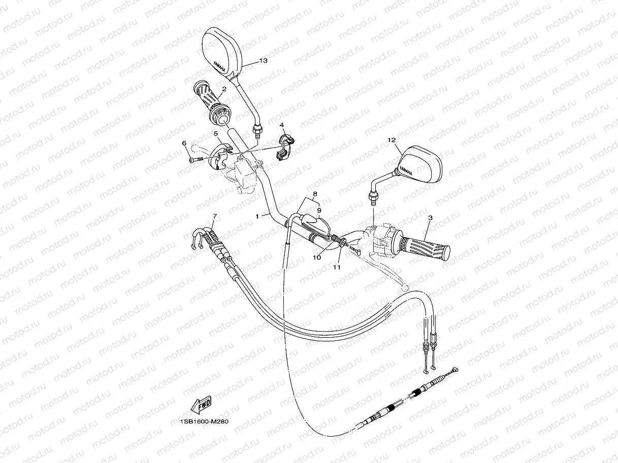 STEERING HANDLE & CABLE