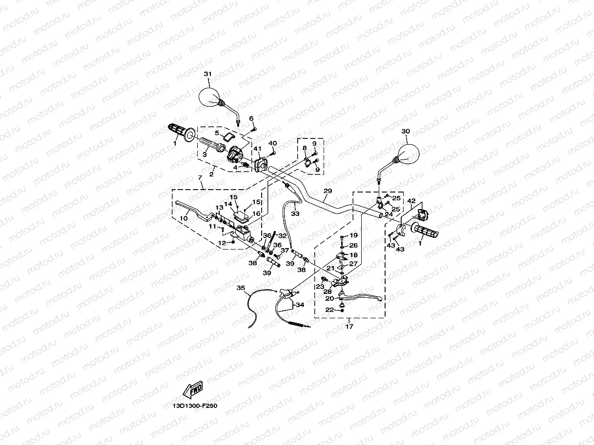 STEERING HANDLE & CABLE