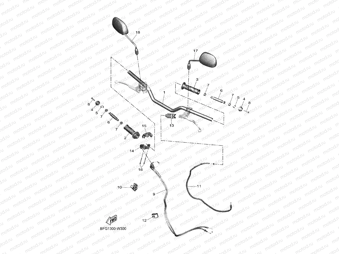 STEERING HANDLE & CABLE