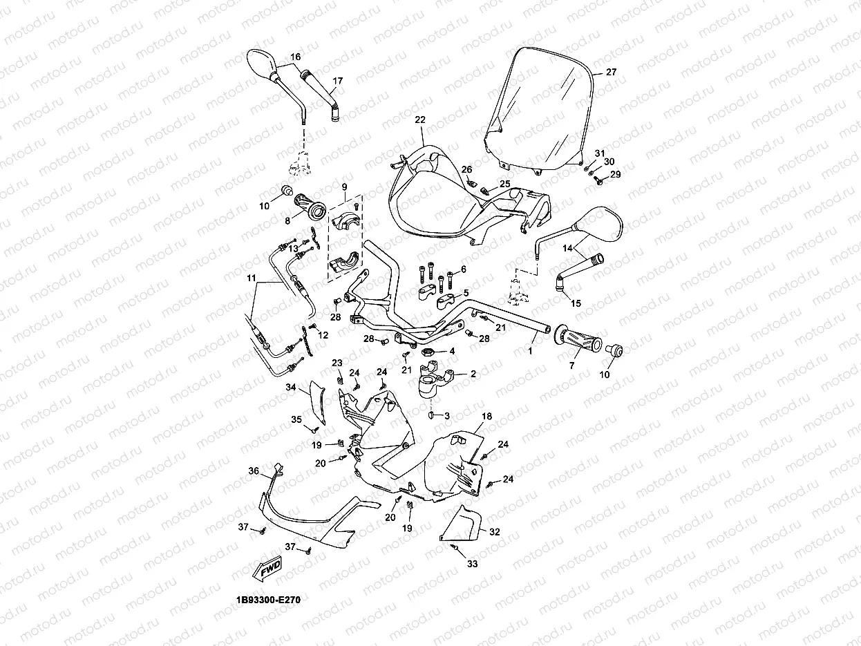 STEERING HANDLE & CABLE