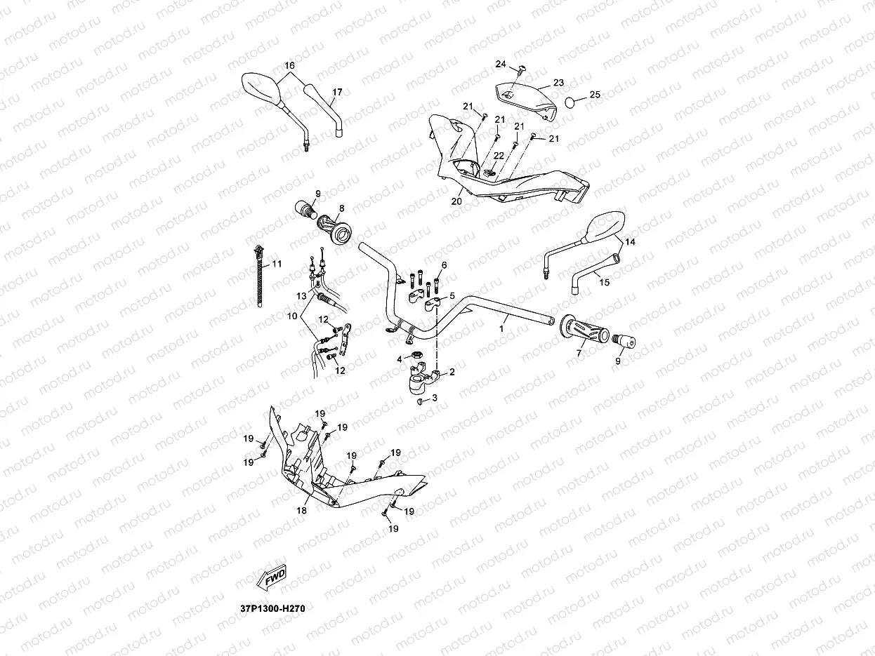 STEERING HANDLE & CABLE