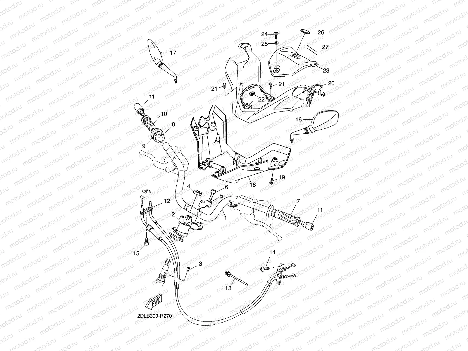 STEERING HANDLE & CABLE