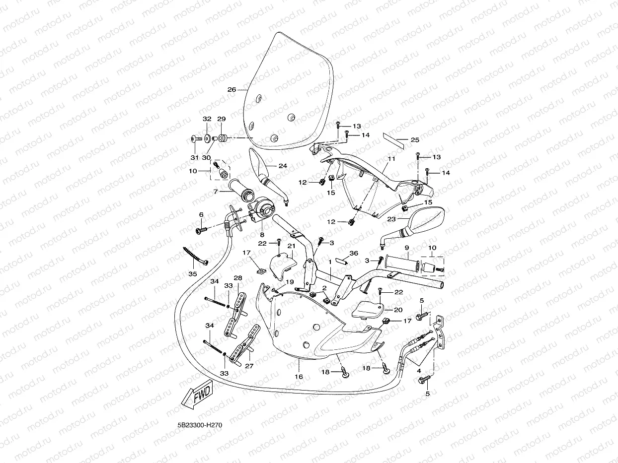 STEERING HANDLE & CABLE