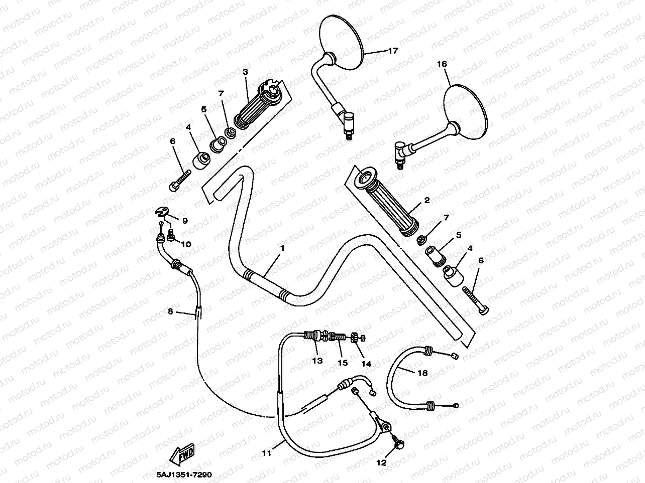 STEERING HANDLE & CABLE