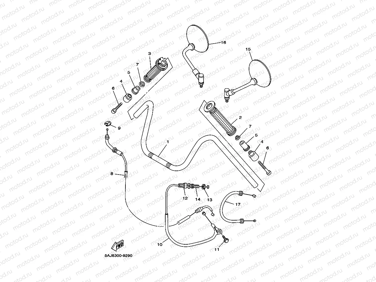 STEERING HANDLE & CABLE