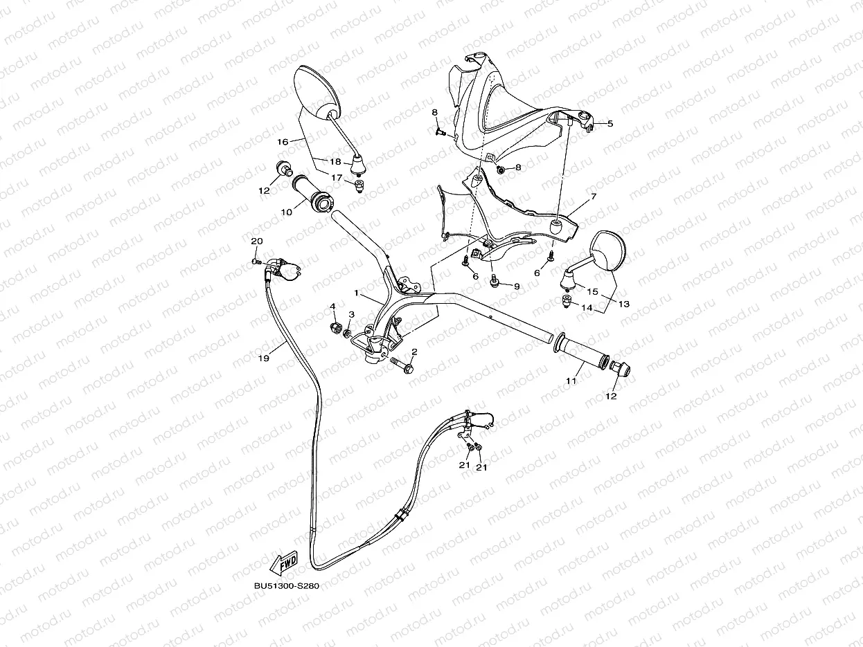 STEERING HANDLE & CABLE