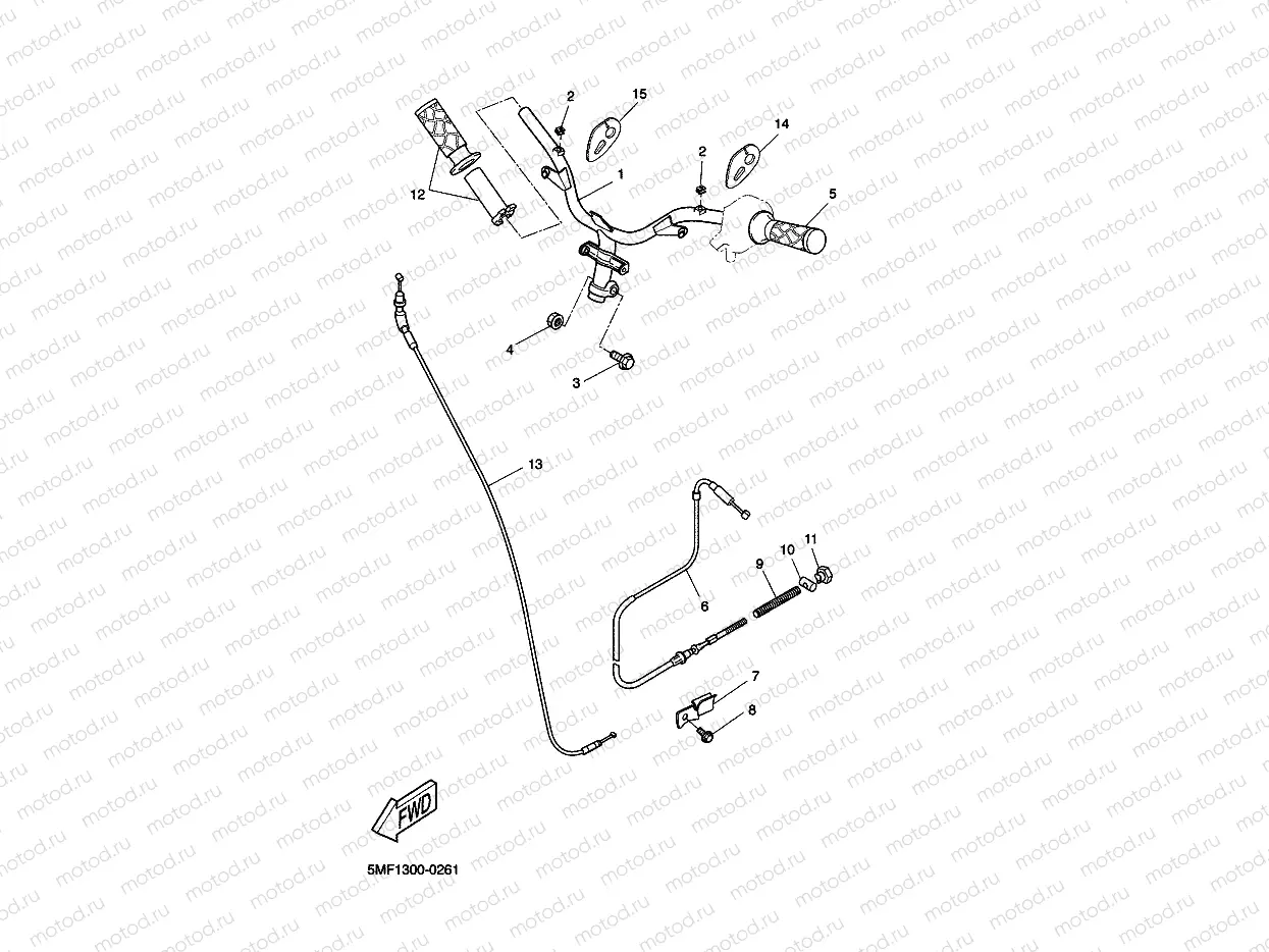 STEERING HANDLE & CABLE