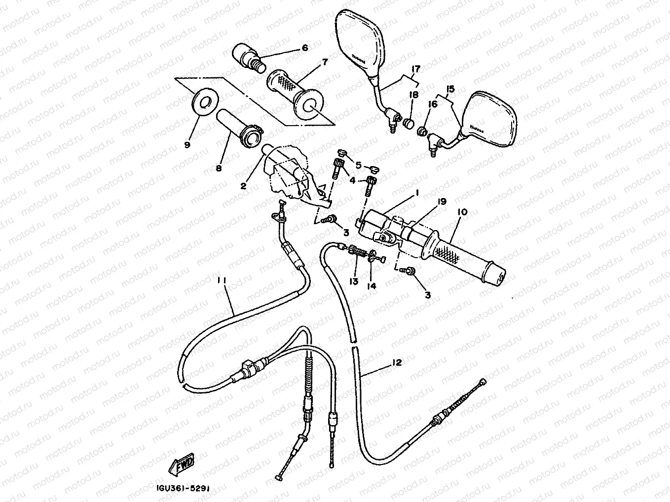 STEERING HANDLE & CABLE