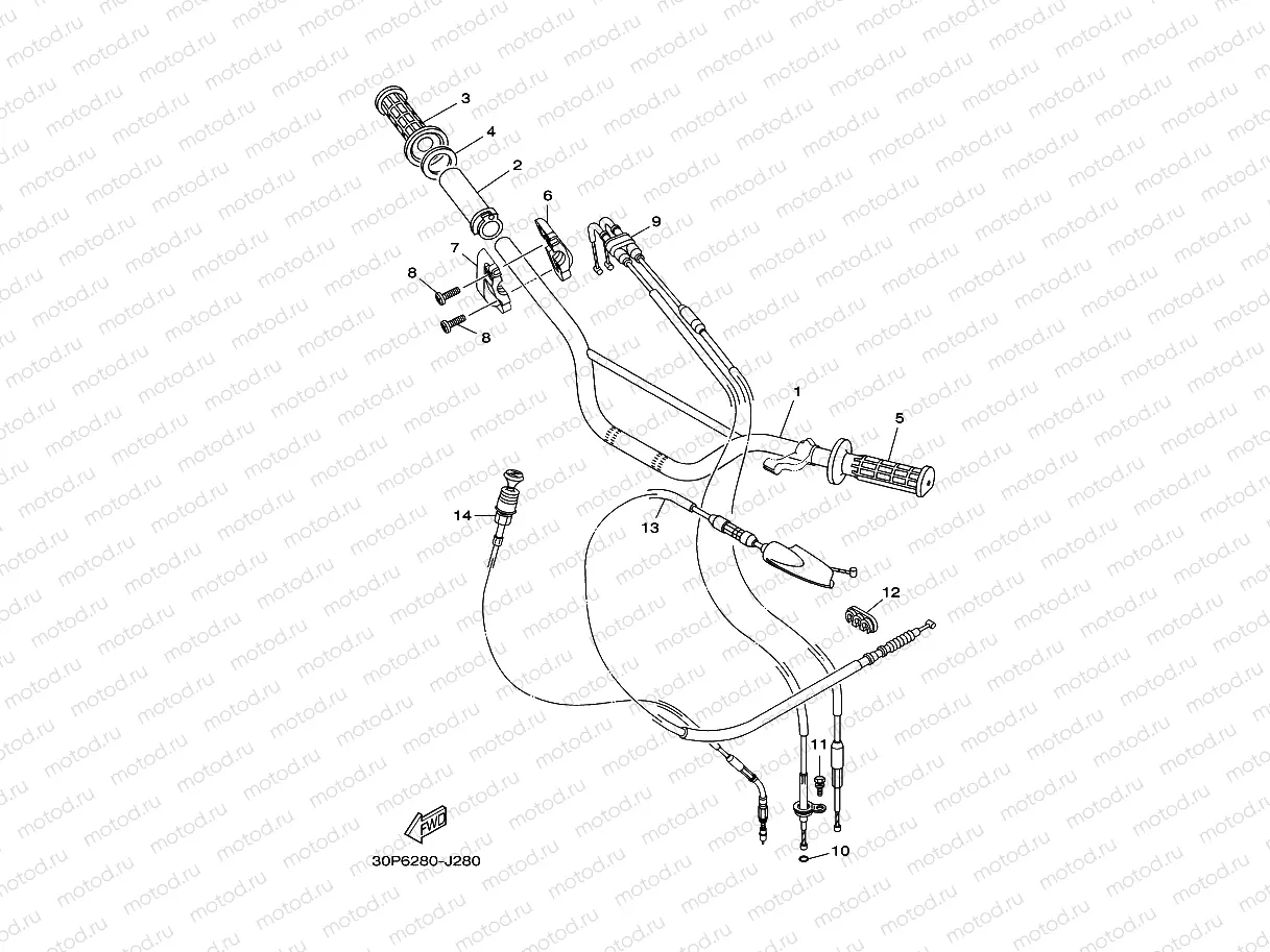 STEERING HANDLE & CABLE