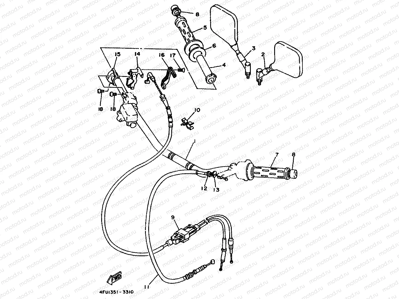 STEERING HANDLE & CABLE
