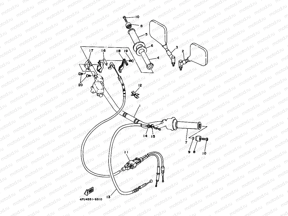 STEERING HANDLE & CABLE
