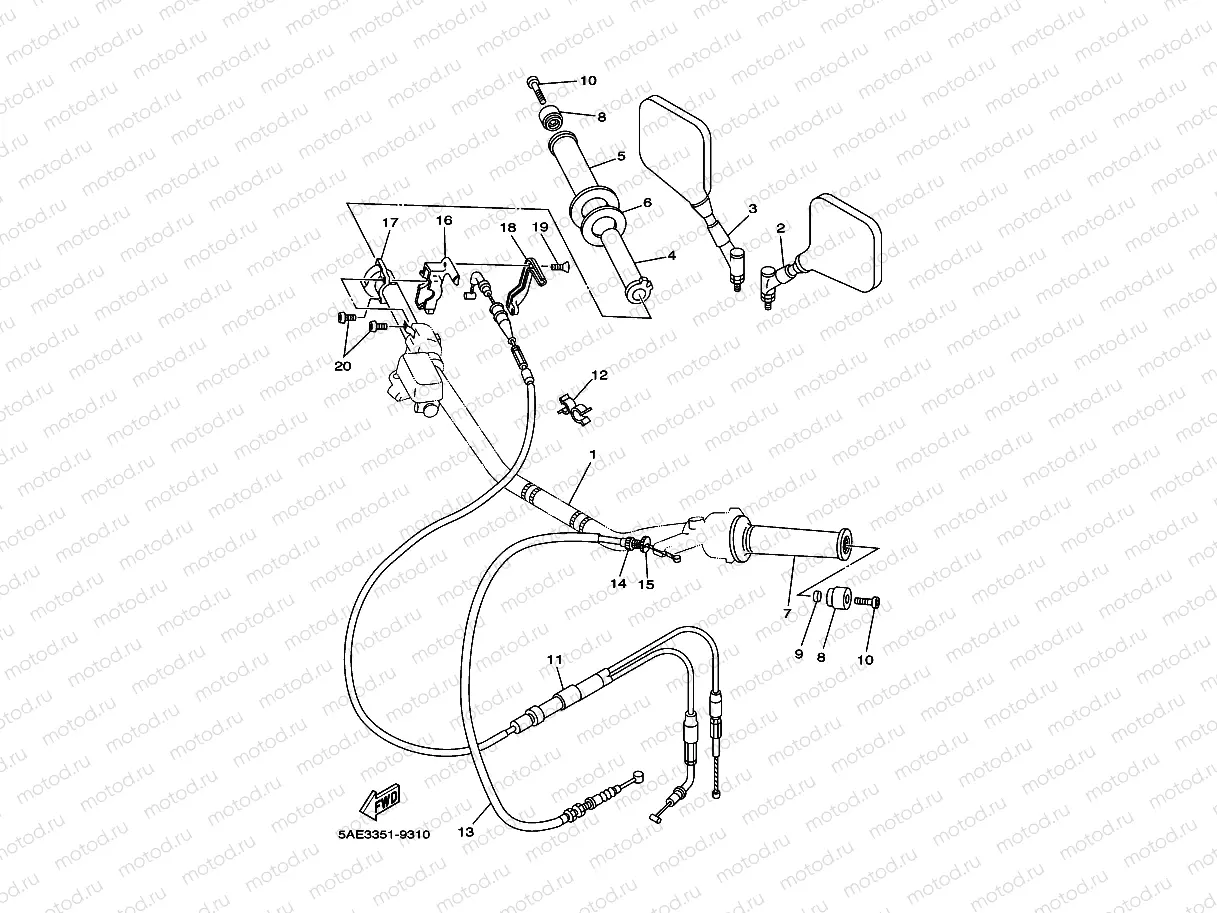 STEERING HANDLE & CABLE