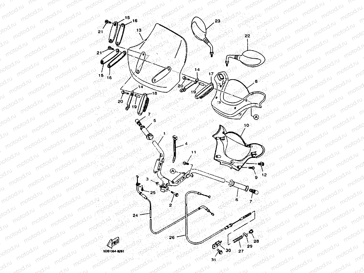 STEERING HANDLE & CABLE