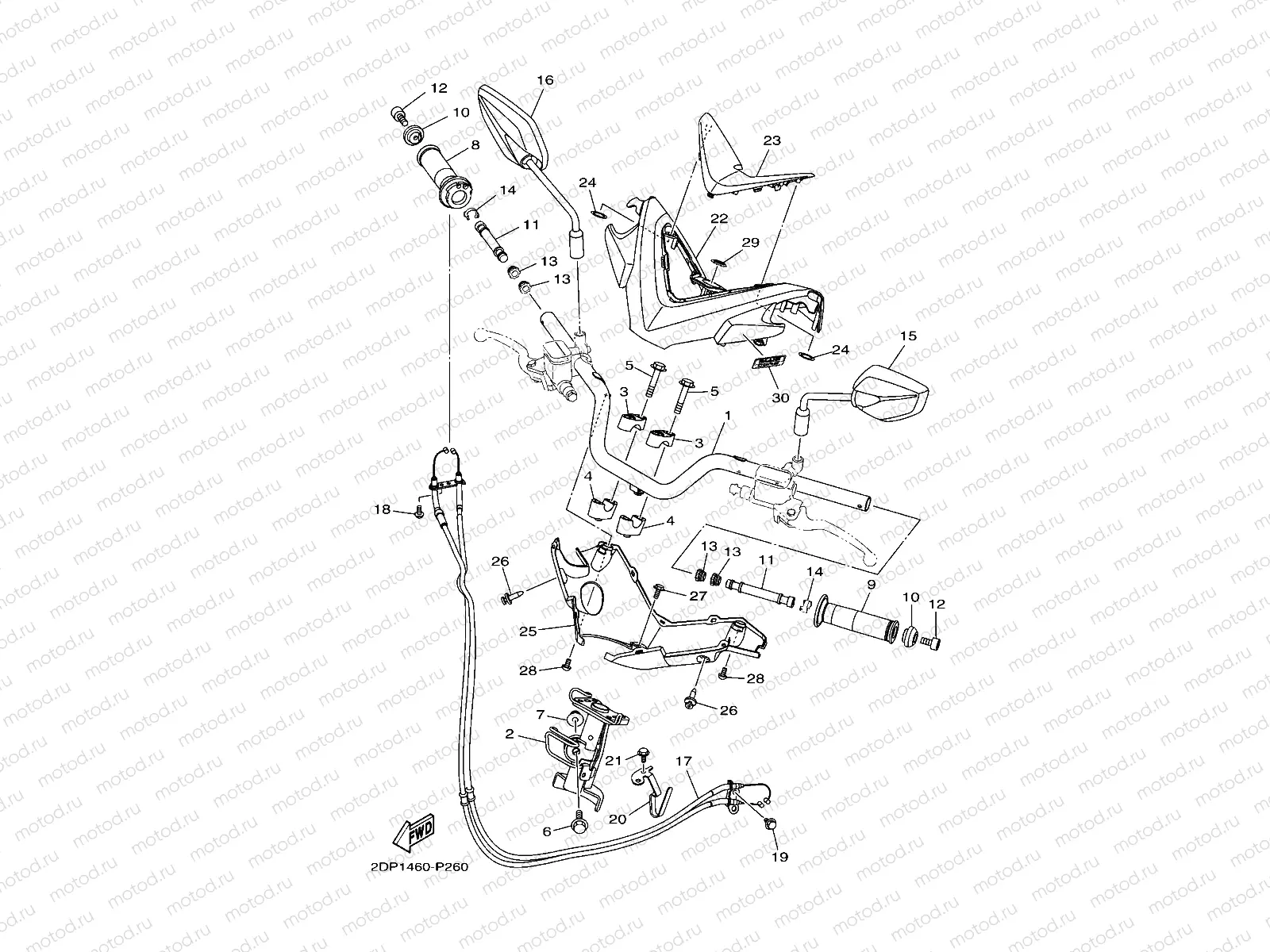 STEERING HANDLE & CABLE