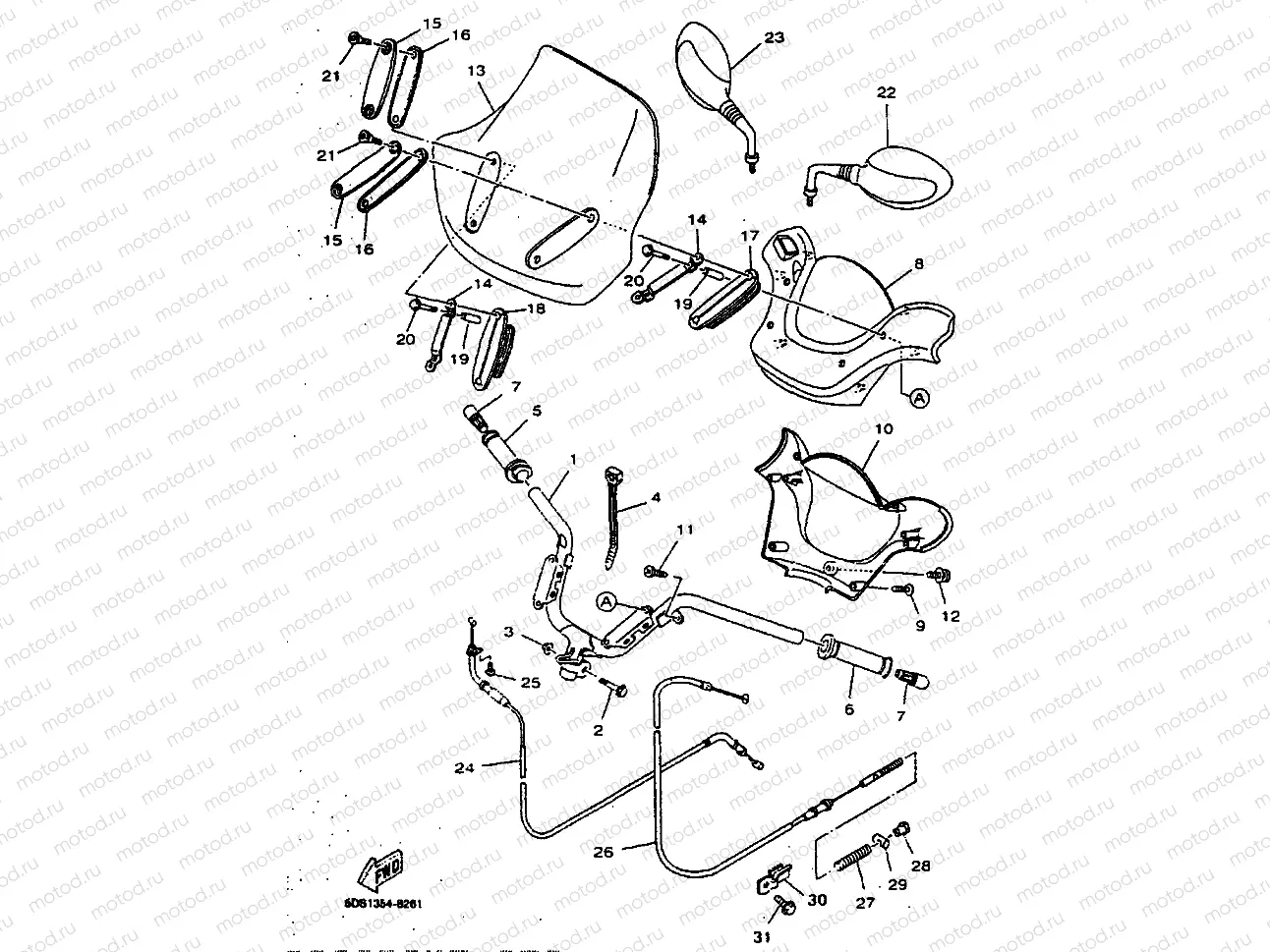 STEERING HANDLE & CABLE