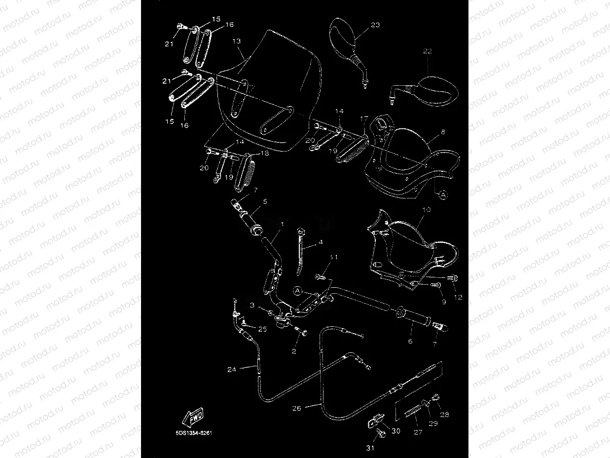 STEERING HANDLE & CABLE
