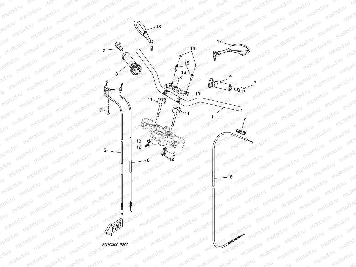 STEERING HANDLE & CABLE