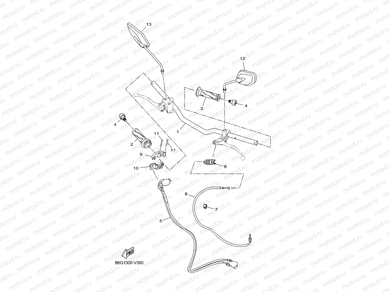 STEERING HANDLE & CABLE