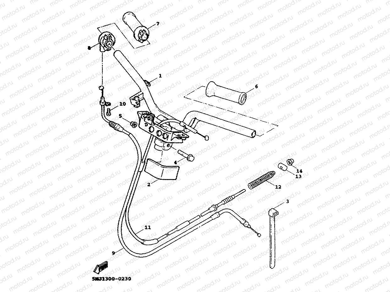 STEERING HANDLE & CABLE