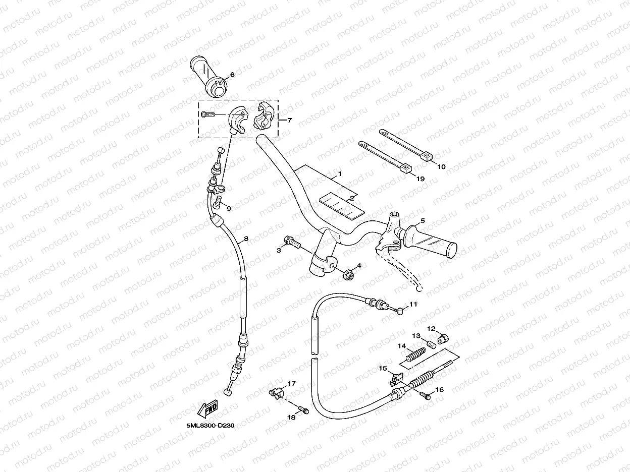 STEERING HANDLE & CABLE