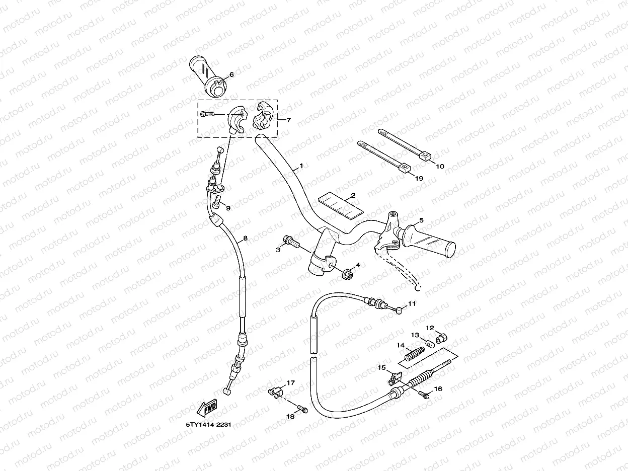 STEERING HANDLE & CABLE