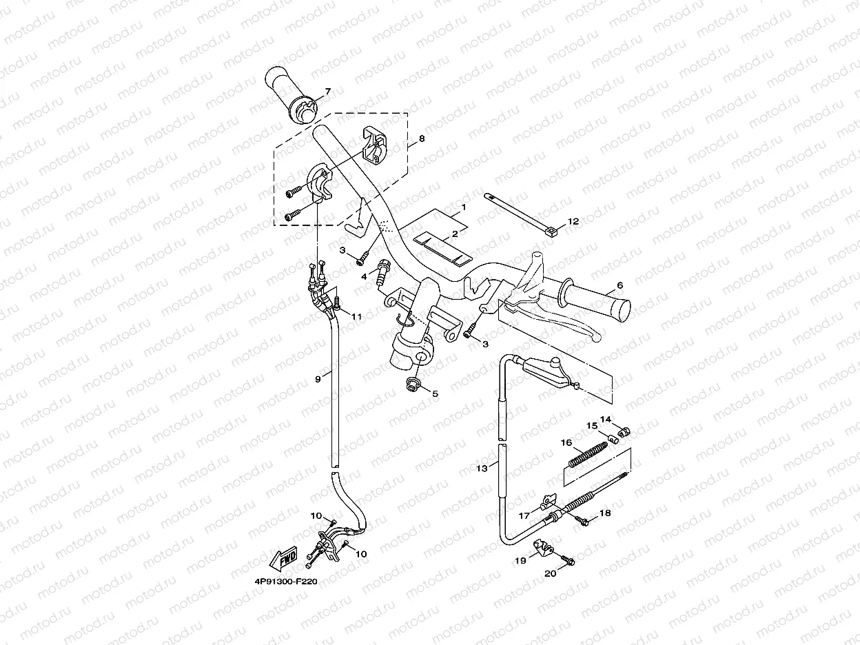 STEERING HANDLE & CABLE
