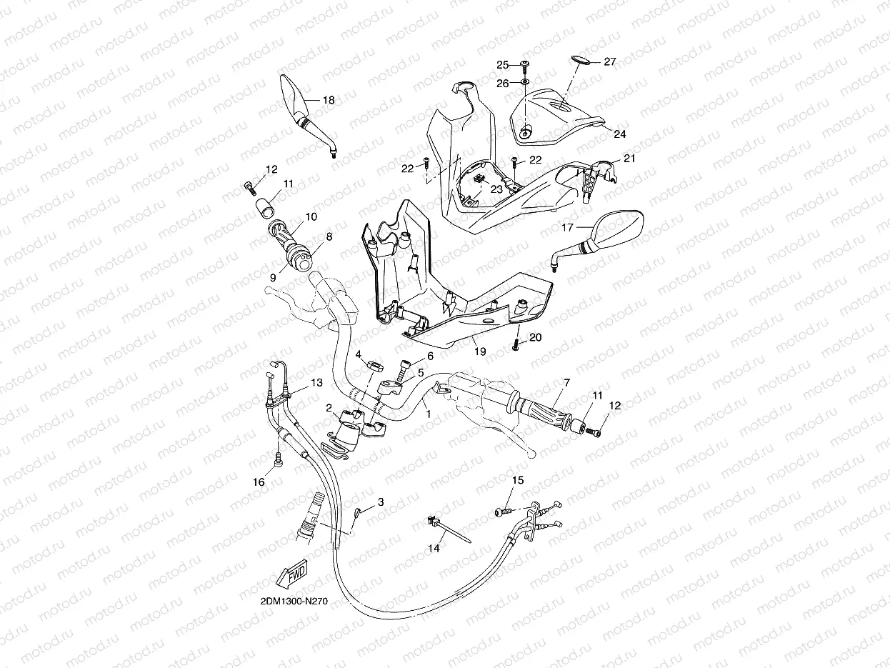 STEERING HANDLE & CABLE