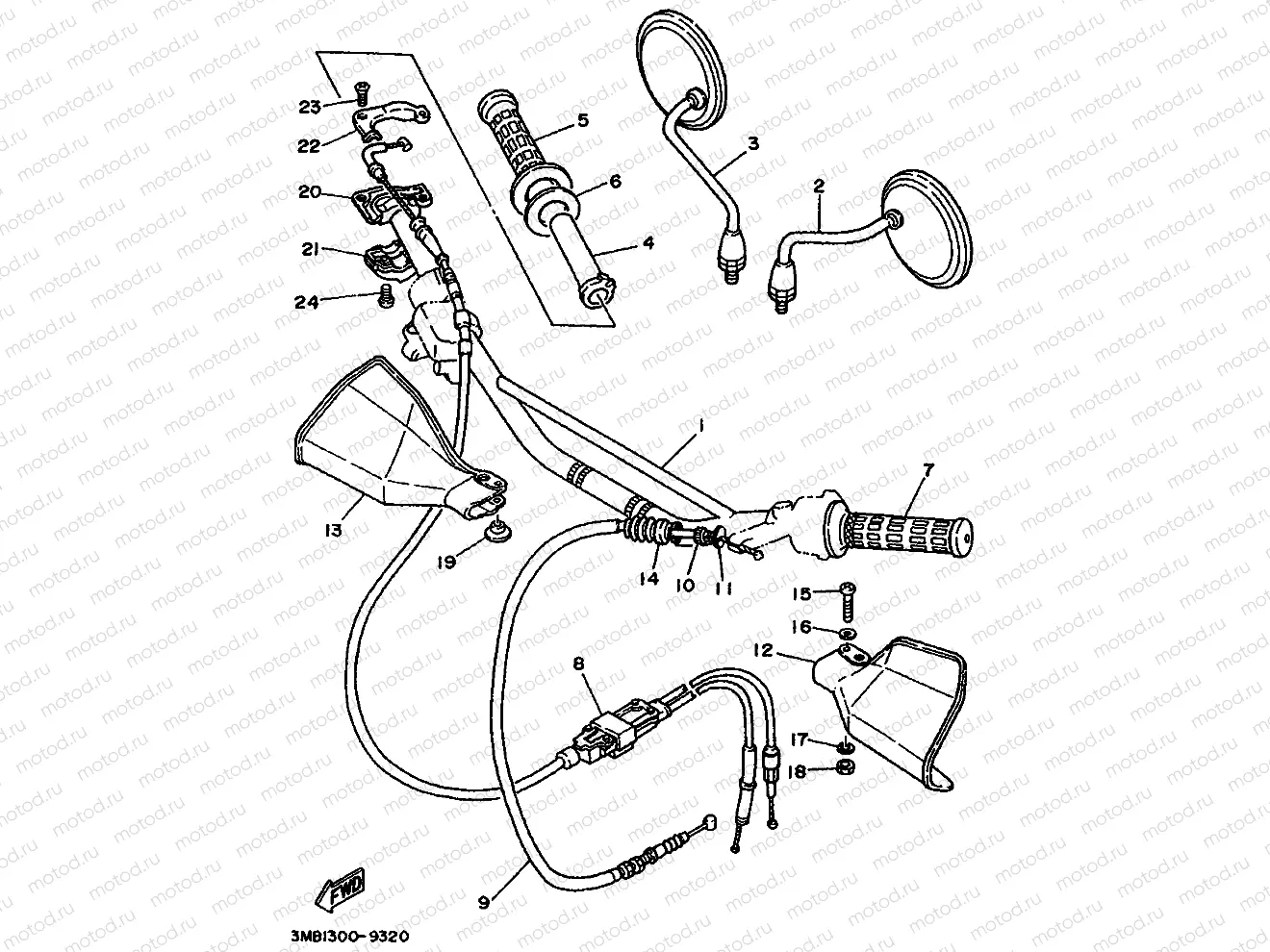 STEERING HANDLE & CABLE