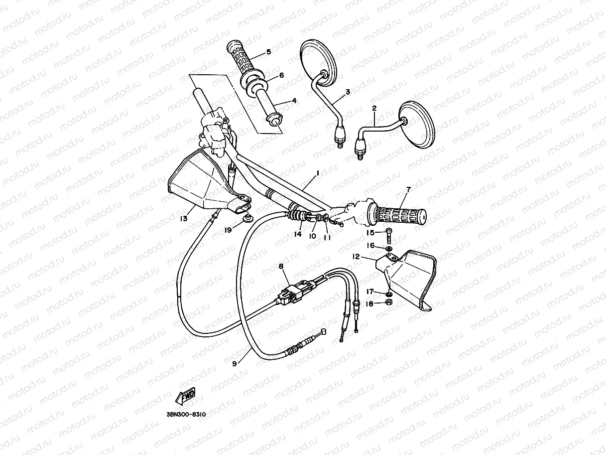 STEERING HANDLE & CABLE
