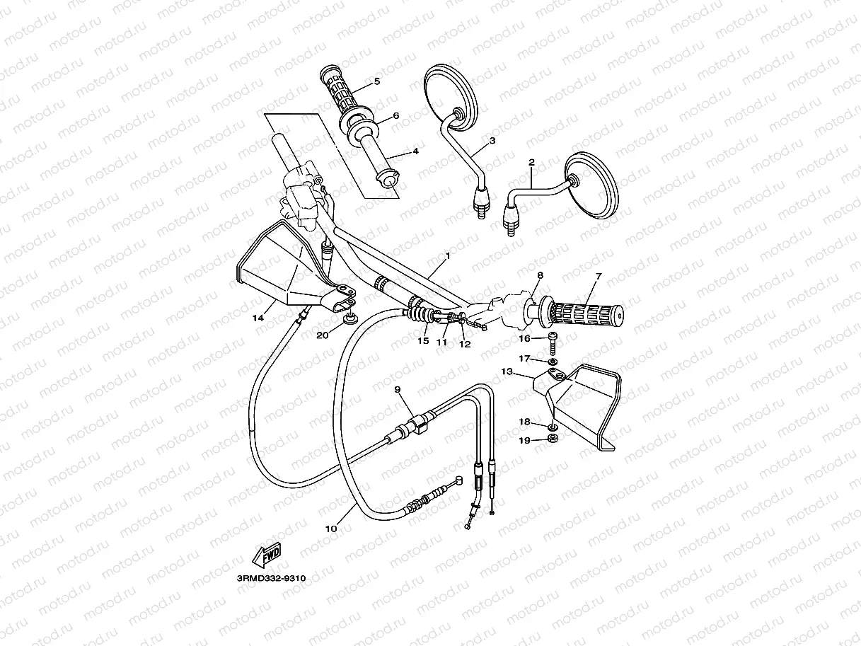 STEERING HANDLE & CABLE