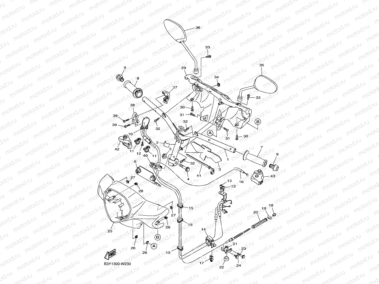 STEERING HANDLE & CABLE