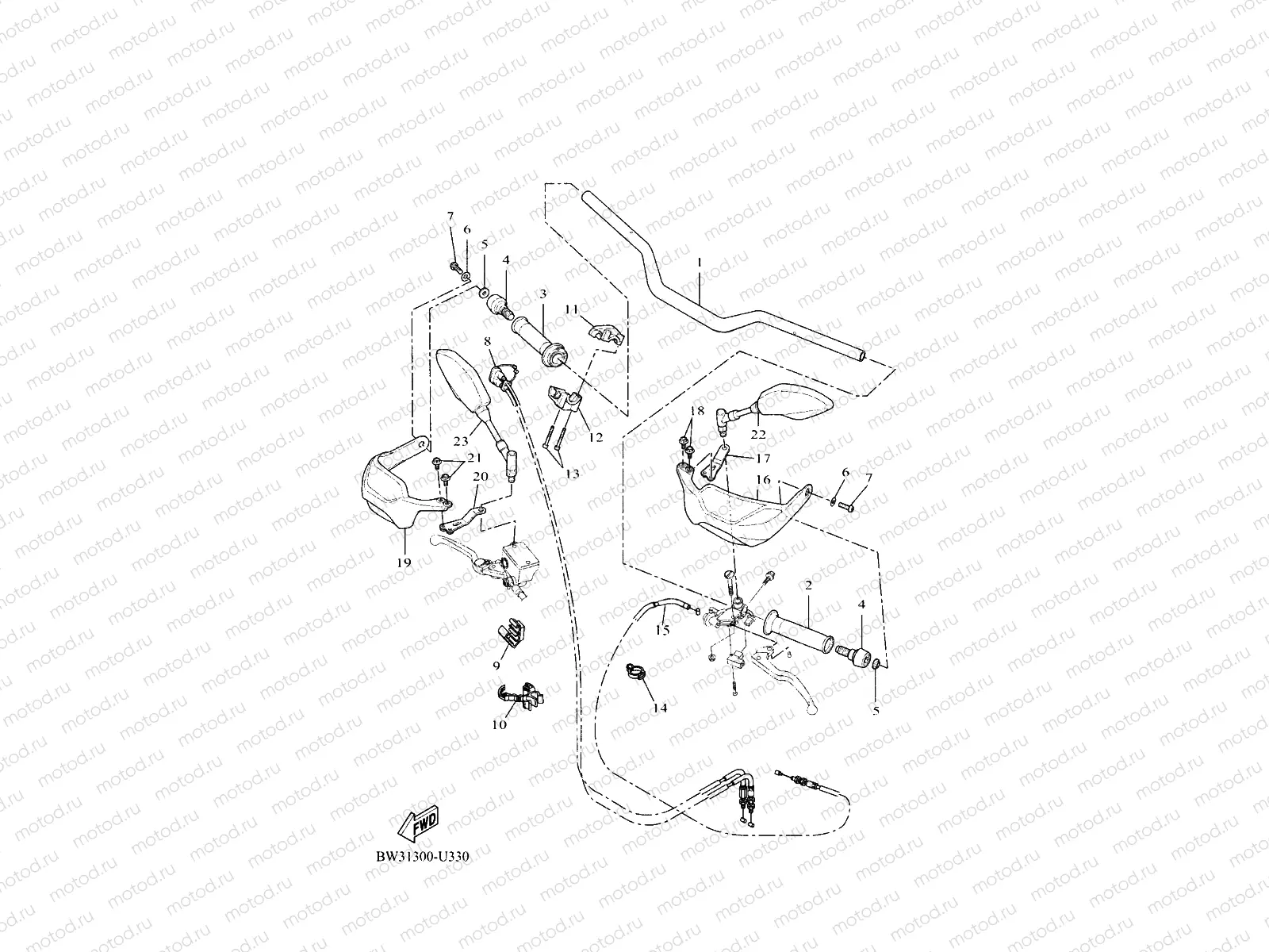STEERING HANDLE & CABLE