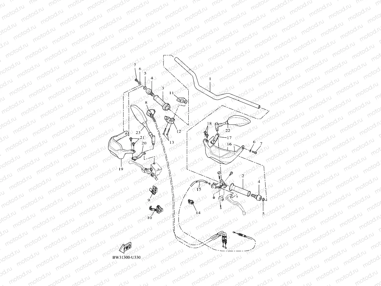 STEERING HANDLE & CABLE