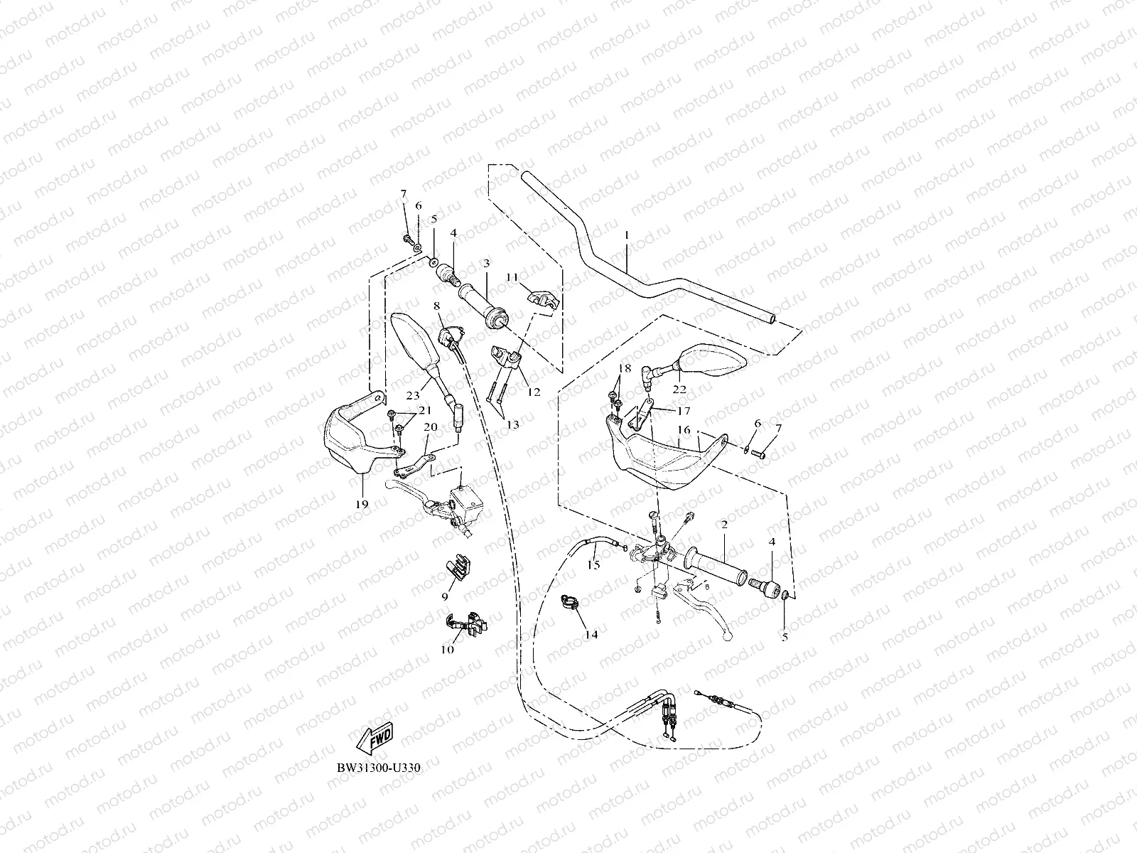 STEERING HANDLE & CABLE
